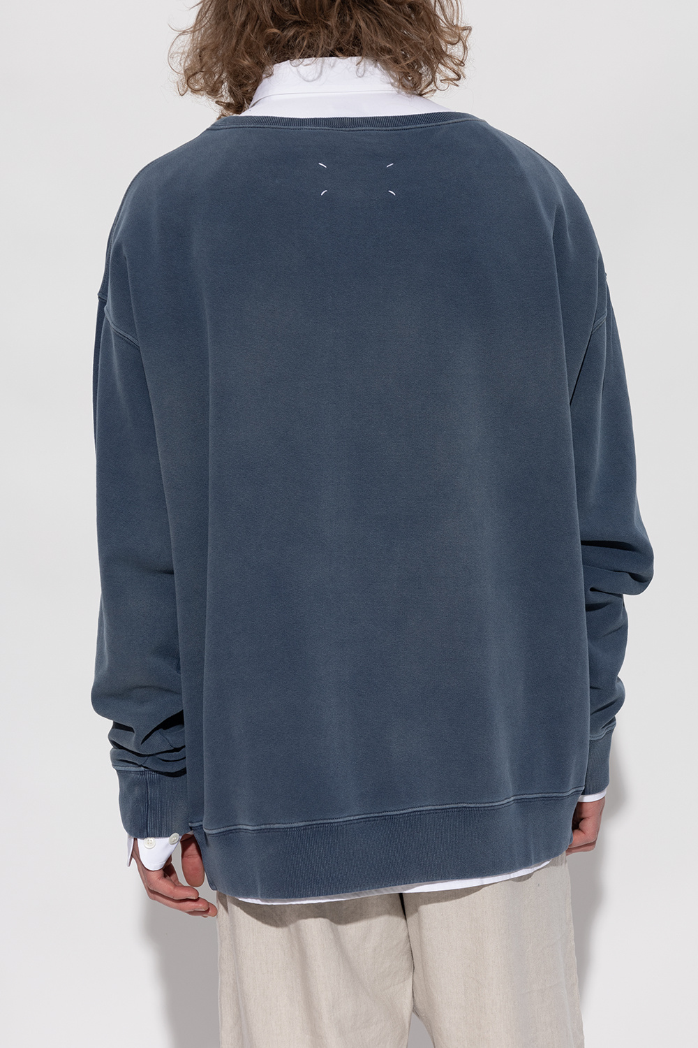 Navy blue Oversize sweatshirt Maison Margiela - Vitkac Italy